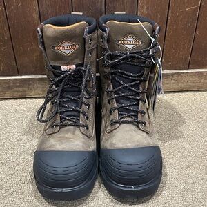 Brown Men's Workload Comfort X5 Work Boot Size 9 NWT